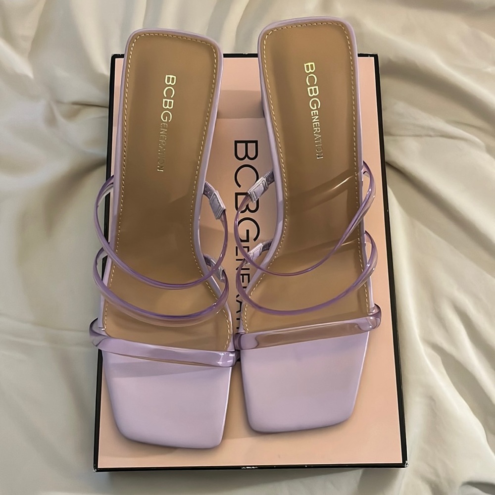 BCBGeneration Lavender Purple falla heels